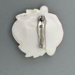 Vtg Santa Claus Plastic Brooch Pin Unmarked Christmas Fashion Costume Jewelry Size 0 Photo 2