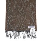 Croft & Barrow  Scarf Taupe Brown Acrylic Knit Fringe Winter Cozy Classiccore Photo 1