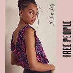 Free People  bodysuit Small floral one-piece top lace Photo 4