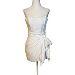 Lovers + Friends  Avani Mini Dress in White XSmall New Womens Strapless Photo 4