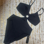 Tempt Me Women's One‎ Piece Swimsuits Tummy Control O Ring size M Photo 0