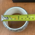 Juicy Couture  Wide Bangle Bracelet Silver Chains And Gems Encased In Lucite Photo 5