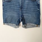 Old Navy [] High Rise The O.G. Denim Shorts Cuffed Medium Wash Smooth Pockets 14 Photo 3