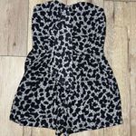 EXPRESS Sz 0 Adorable Romper In Black & Gray Dressier Strapless Photo 0