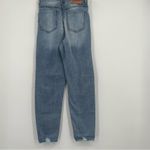 Vanilla Star Jeans Vanilla Star Juniors' Super High Rise Tapered-Leg Distressed Mom Jeans Size 5 Photo 2