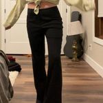 Worthington y2k  ‘Modern Fit’ subtle black and navy plaid patterned flare pants 🦋 Photo 0