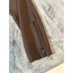 Universal Standard NWT Universal Standard SZ 4XS (00-0) Elastic Waist Zip Ankle Brown Pants Pocket Photo 3