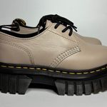 Dr. Martens Audrick 3I Leather Platform Oxford Loafer in Vintage Taupe Nappa Lux Photo 5
