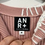 Alp N Rock Taylor Knit Tank Top Size M Pink Ribbed Crochet Detail Preppy Chic Size M Photo 7