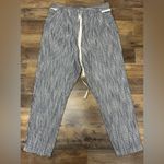 Free People  Gray Striped Capris Photo 5
