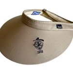 Imperial Sports Khaki Visor Hat Tan & Navy Blue Embroidered Photo 0