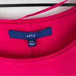 Apt. 9  Perforated Mesh Wide Short Sleeve Dolman‎ Knit Sweater Pink XXL Photo 1