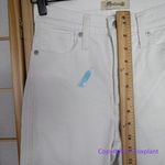 Madewell NEW Stovepipe Jeans in Pure White, 24 Photo 7