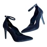 Christian Siriano | Glittery Black Heels Size 5.5 Photo 0