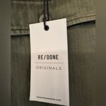 RE/DONE REDONE Khaki Military Army Green Women’s Mini Shorts Size 26 Photo 4