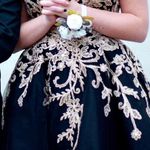 JVN by Jovani Black and Gold Dress! Photo 2