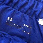 Under Armour Womens Running Shorts Loose HeatGear Drawstring Blue S Photo 2