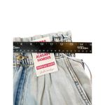 Tailor Vintage Denim Paper Bag Shorts High‎ Waist Cuffed Hem Size 3 Blue Photo 3