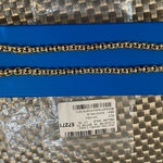 New Authentic Italian Viale 18k Yellow Gold Rolo Link Chunky Necklace Photo 0