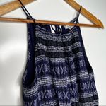 Cupcakes and Cashmere  Navy Print Darden Mini Shift Dress Size XS Photo 4