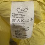 COS  Yellow Textured Cotton Dolman Sleeve Top Women Size 12 Photo 5