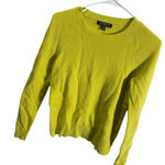 Banana Republic XS Merino Blend Crewneck Sweater Vibrant Yellow Photo 0
