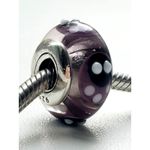 Pandora Purple Sterling 925 Murano Glass Bead Charm 790652 Photo 1