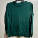 Elegant Dark Green Long Sleeve Top (605) Size L Photo 0