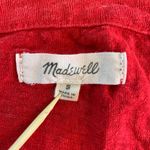 Madewell Linen Tank Top Red Sleeveless Summer Top Womens Small Coastal Cowgirl Photo 2