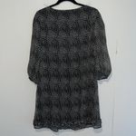 Francesca's Francesca’s Collections 3/4 Sleeve Knee Length Black & White Dress T14* Photo 1