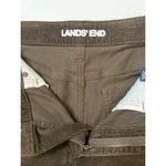 Lands' End Lands’ End Chocolate Brown Corduroy Mid Rise Bootcut Pants Sz 6 Women Photo 3