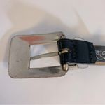 Brighton Black Leather Belt Ornate Silver Buckle Size S Photo 6