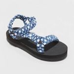 Universal Threads Women's Floris Platform Sport Sandals - Universal Thread™ Blue Size: 9 Photo 0