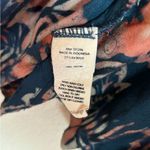 Soft Surroundings Open Front Tropical Floral Watercolor Flare Sleeve Kimono MP Photo 5