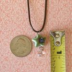 Handmade green ceramic star boho fairy cottage y2k necklace⭐️💚 Photo 8