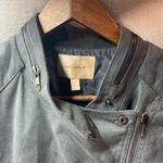 Skies Are Blue  gray zip up vest size large Photo 3