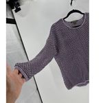 Tommy Bahama Purple Loose Knit Sweater Size L loose boxy fit beach coastal Photo 3