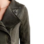 Anthropologie Marrakech  Women’s Size XS Faded Black Cotton Meri Moto Jacket Photo 2