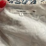 Tularosa  Rowley Floral Print Short Sleeve Front Tie Cutout Romper Photo 3