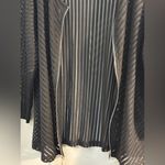 Chico's Chico’s Easywear Sheer Stripe Full Zip Cardigan jacket Sweater Size 1 Medium Photo 7