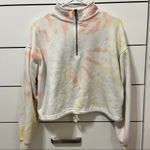 American Eagle  Pastel Tie Dye Quarterzip Photo 1