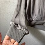 Current Air  Gray Wrap Blouse with Notched Collar Size XS Photo 3