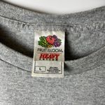 Fruit of the Loom Pirate T Shirt Vintage Y2K Gray Medium M Graphic Tee Adult Unisex Fit Photo 3
