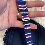 Nip Tuck Swim Blue Red White Striped Twist Front Ruched Tankini Top Size 6 Photo 3