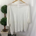 Brochu Walker  100% Linen Short Sleeve Oversized Tee T Shirt Top L Photo 1