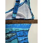 Love My Curves Style 344 Size 16 1x One Piece Swimsuit Resort Beach Blue NWT Photo 3