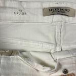 Liverpool Los Angeles Gia Glider Cruiser Pull On White Denim Shorts Size 16/33 Photo 2