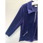 Chico's | Zenergy Purple Velour Half-Zip Pullover Jacket Size 0 | Small Photo 1