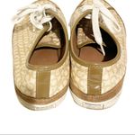 Coach  Edith‎ Women's 7.5 Tan Brown Signature Print Sneaker A1244 Photo 5