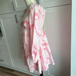 Moodie Women's Pink Babydoll Dress M Long Sleeve Sweetheart Neckline Milkmaid Size M Photo 4